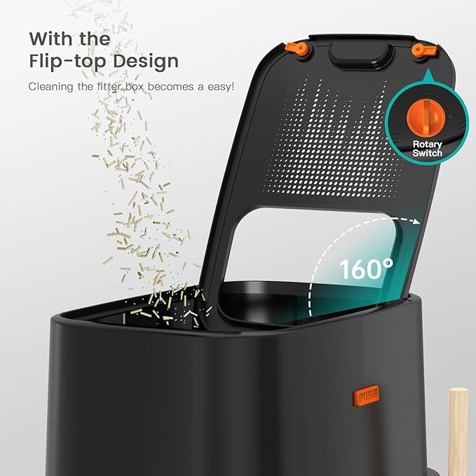 Enclosed Stainless Steel Cat Litter Box - Image 6