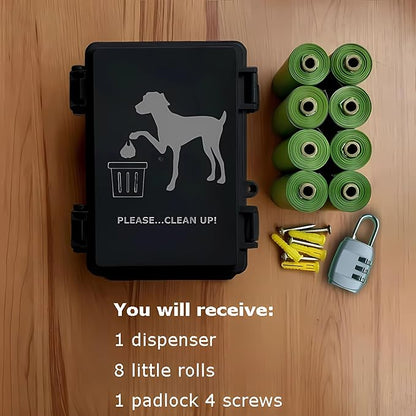 Dog Poop Bag Dispenser Wall Mounted Outside - Image 6