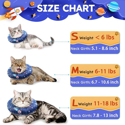 Kitten Cones After Surgery Extra Small Waterproof Cone Collar Soft to Stop - Image 2