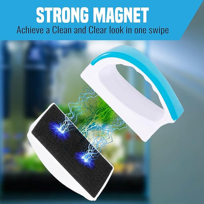 JOR Magnetic Scrubber for Aquarium Fish Tank, Scratch-Free Glass Scraper - Image 3