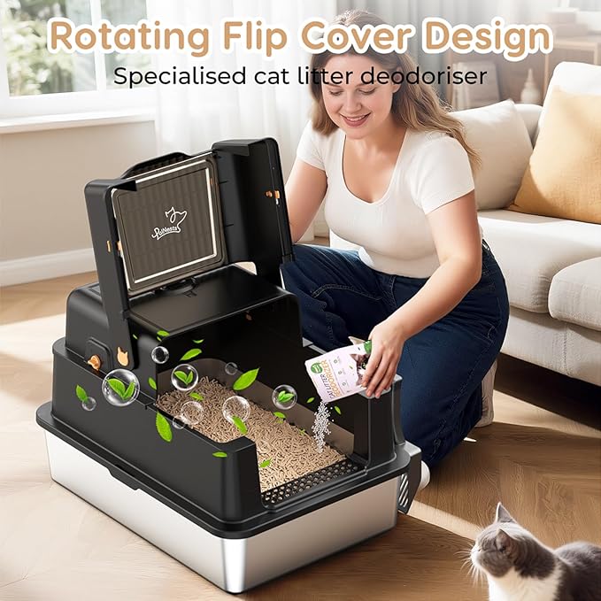 L8 Max-XXXL Stainless Steel Litter Box - Image 2