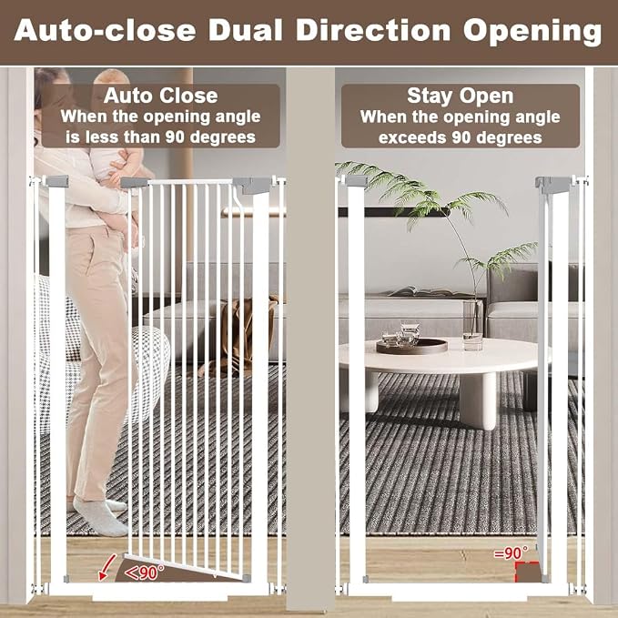 Fairy Baby 51.18" Extra Tall Pet Gate - Image 5