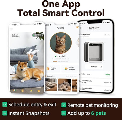 Smart Cat Door with Face Recognition – No Collar Needed, Keyless Entry - Image 6
