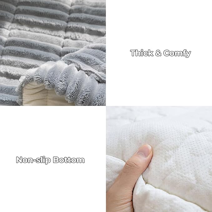 FUNNY FUZZY Pet Couch Covers for Sofa, Washable Dog Couch Cover Protector for - Image 3