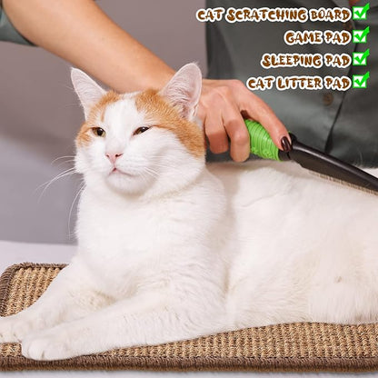 Tuanse 4 PCS Cat Scratcher Mat, 15.7 x 7.8 Inches Sisal Cat Scratching Pad - Image 6