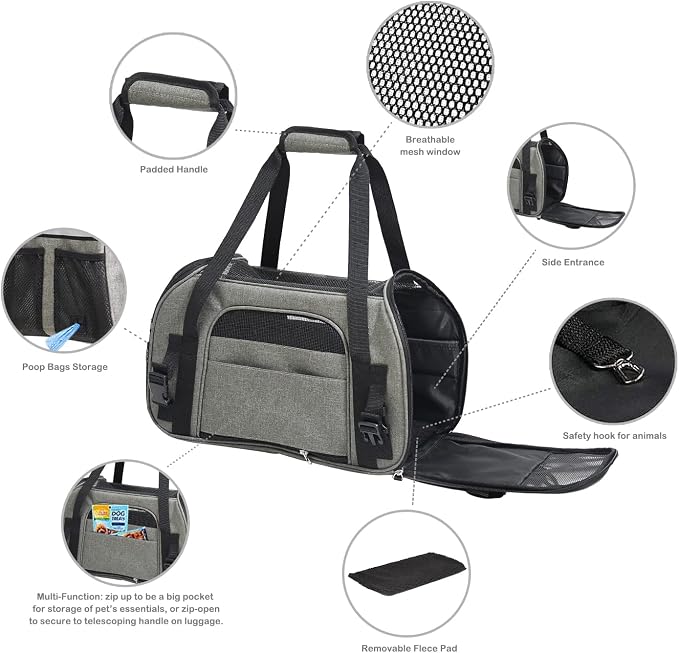 JESPET Soft-Sided Kennel Pet Carrier - Image 5