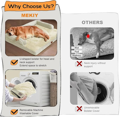 Large Dog Bed Orthopedic Washable: Extra Large Big Dog Bed - Image 4