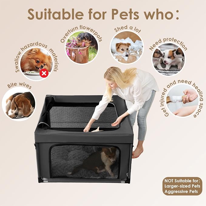 EHEYCIGA 42x42x26 Inches Puppy Playpen - Image 4