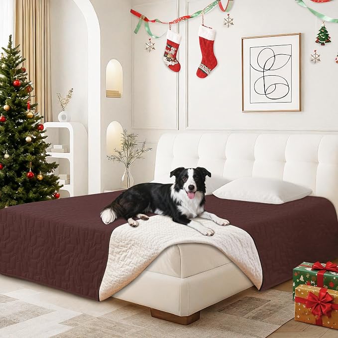 Waterproof Dog Blanket, Non-Slip Soft Pet Bed Cover, Couch Cover by CYCMACOHOME