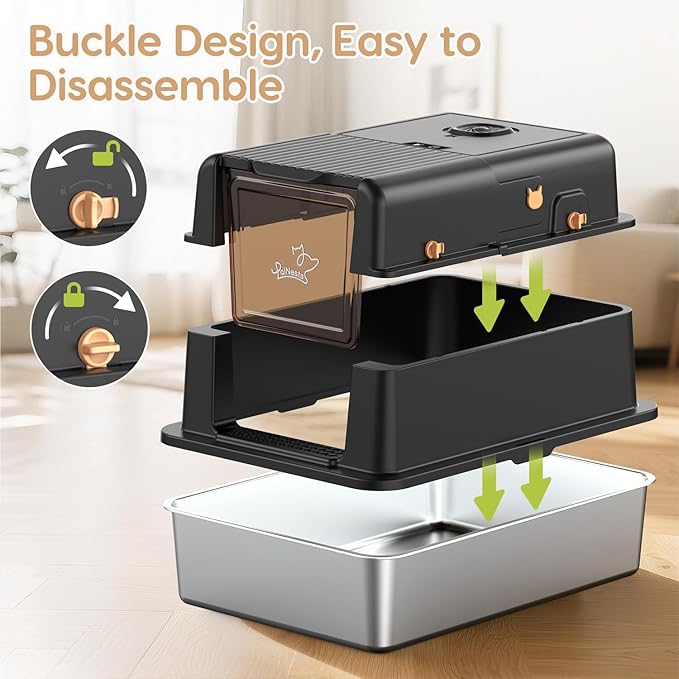 L8 Ultra-XXXL Stainless Steel Litter Box - Image 5