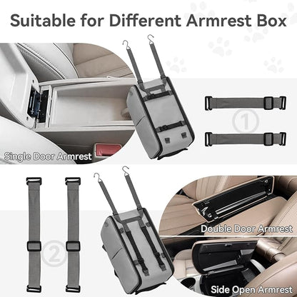 PETSFIT Multipurpose Console Dog Car Seat, Portable Small Dog Car Seat - Image 4