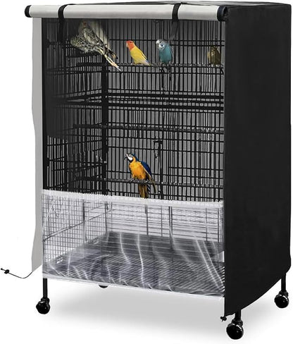 Bird Cage Cover, 600D Universal Pet Cage Cover by GeerDuo