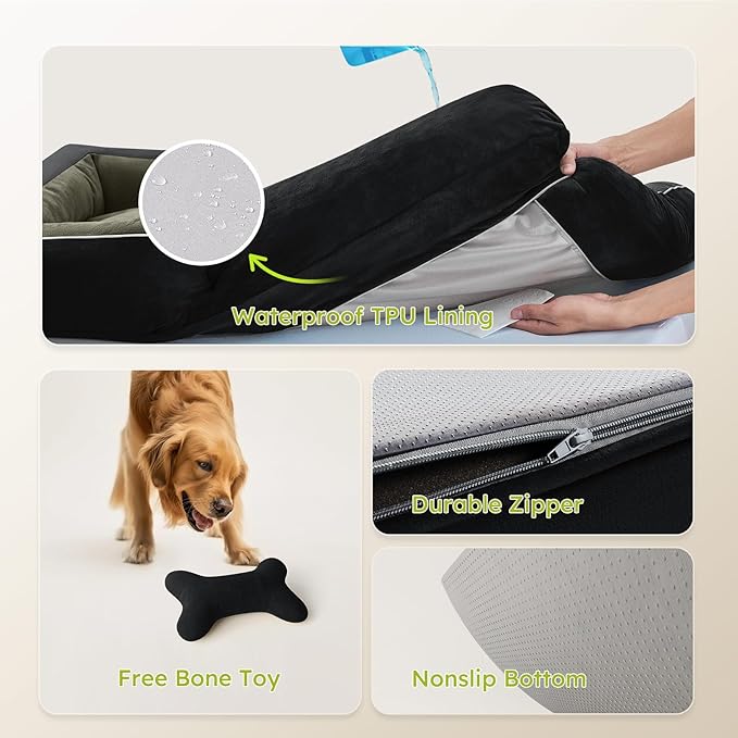 XXL Dog Bed for Extra Large Dogs, Giant Orthopedic Dog Bed - Image 7