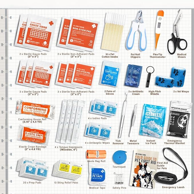 EVERLIT Pet Medic First Aid Kit | Vet-Approved Animal Care Kit - Image 2