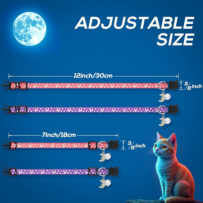 4 PCS Breakaway Cat Collars - Image 6
