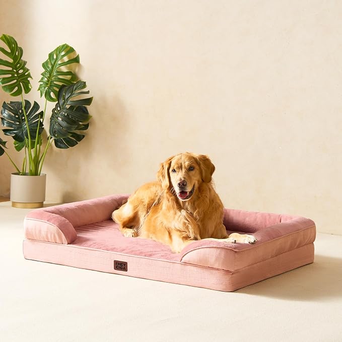 EHEYCIGA Orthopedic Dog Bed for Medium Dogs, Waterproof Memory Foam Medium Dog - Image 9