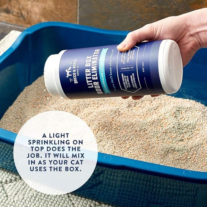 Rocco & Roxie Litter Box Odor Eliminator, Best Natural Urine Deodorizer - Image 4