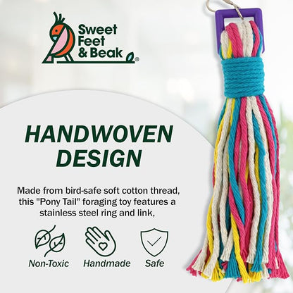 Sweet Feet & Beak Cotton 11" Rope Toy - Image 6