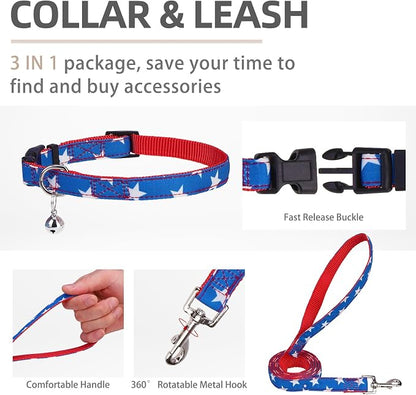 PUPTECK Adjustable Dog Harness Collar and Leash Set Step in No Pull Pet Harness - Image 4