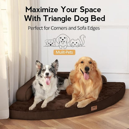 Large Orthopedic Dog Bed with Sides XXXL Dog Beds with Removable Washable Cover - Image 4