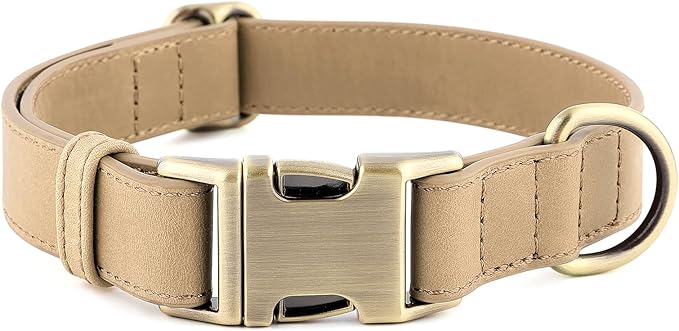 Plutus Pet Genuine Leather Dog Collar – Adjustable Pet Collar by PLUTUSPET