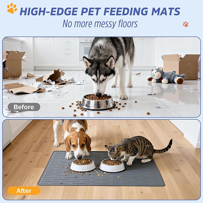 Large Dog Mats for Food and Water - Image 3