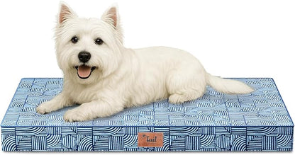 Outdoor Dog Bed for Small Dogs & Cats, Waterproof Dog Crate Mat Orthopedic Egg by TailStories