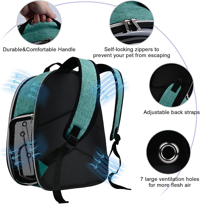BAGLHER Cat Carrier Backpack Bubble - Image 2