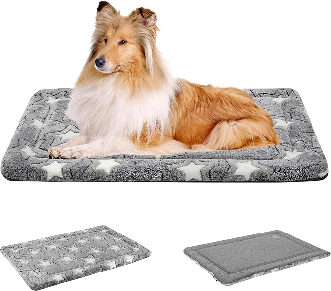 EMPSIGN Fancy Dog Bed Mat, Pet Bed Pad Reversible, Machine Washable Crate Pad by EMPSIGN