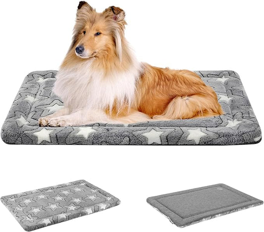 EMPSIGN Fancy Dog Bed Mat, Pet Bed Pad Reversible, Machine Washable Crate Pad by EMPSIGN