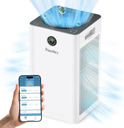 Priestley Air Purifiers for Home Large Room up to 1500 sq ft, Smart Control Air - Image 7