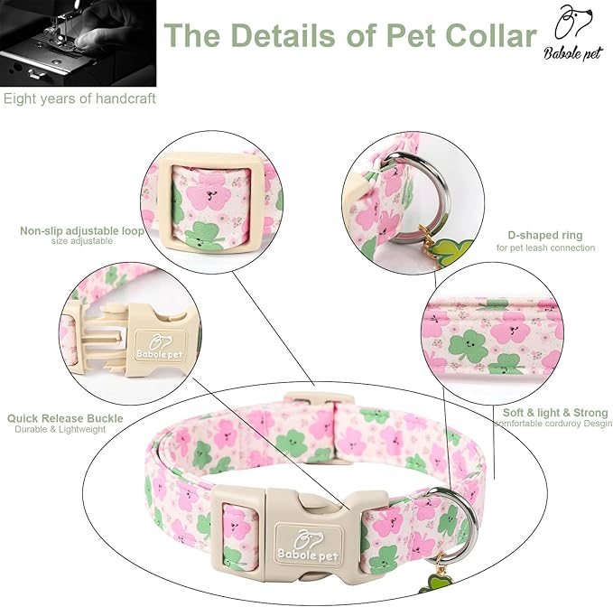 St Patricks Day Dog Collar for Small Dogs - Image 4