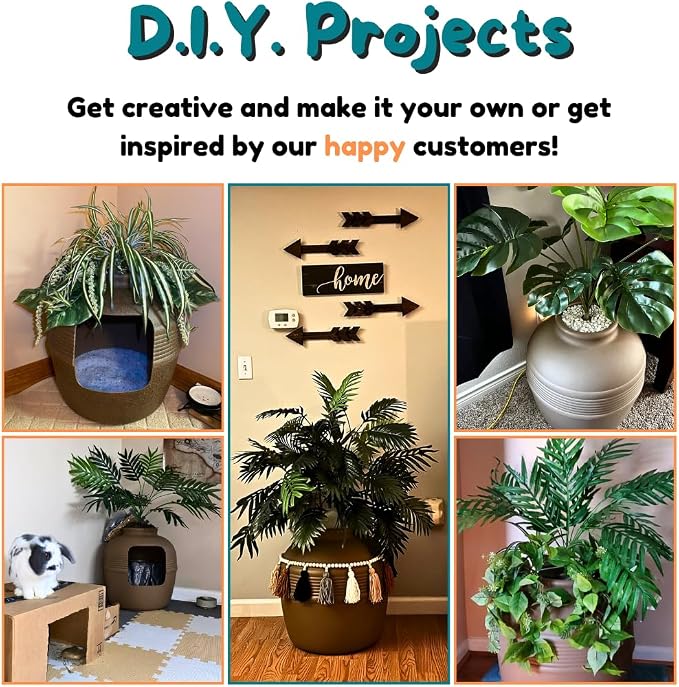 Good Pet Stuff Hidden Litter Box Planter, Decorative Cat Litter Enclosure - Image 13