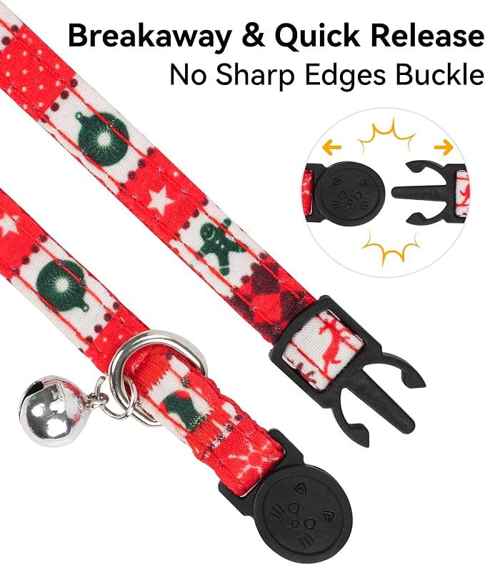 Joytale Upgraded Christmas Cat Collar - Image 6