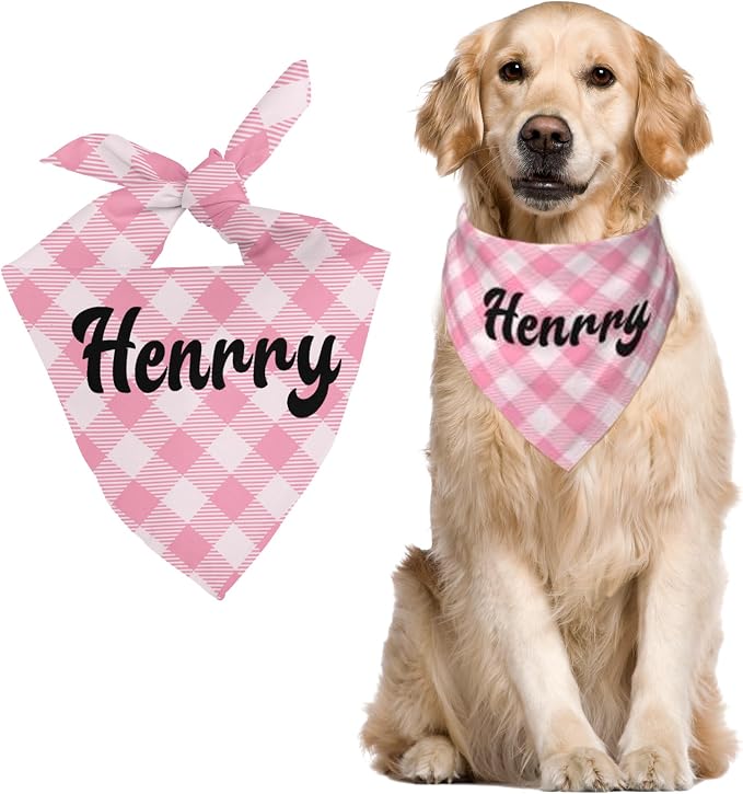 Custom Pet Scarf Personalized Dog Bandana by DOREALA
