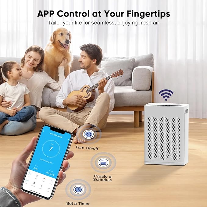 DAYETTE Air Purifiers for Home Large Room Up to 2400 Ft² - Image 2