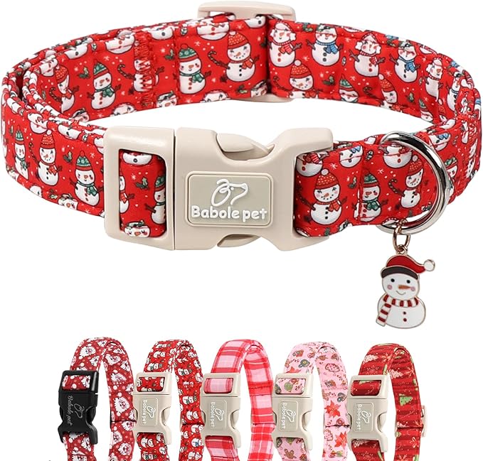 Christmas Dog Collar by Babolepet