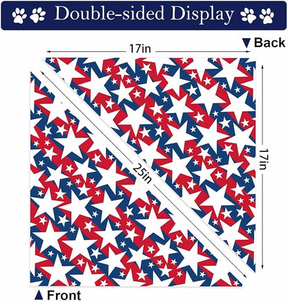 4th of July Dog Bandanas, Independence Holiday Bandana, Premium Durable - Image 3