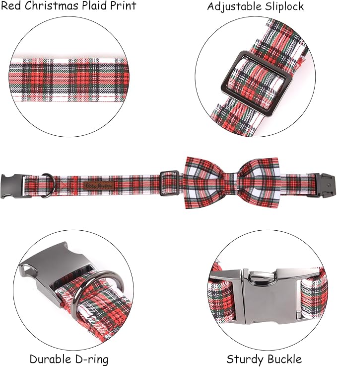 Christmas Dog Collar, Christmas Puppy Necklace - Image 2
