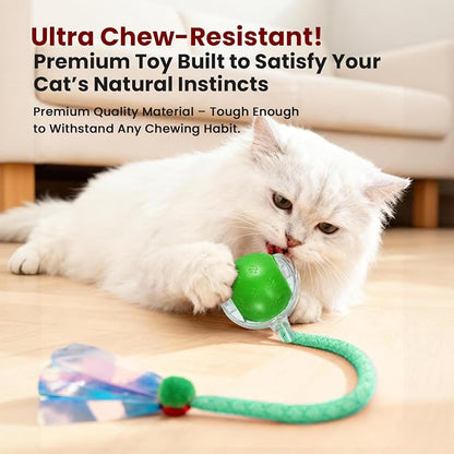 Rocfish Interactive Cat Toy for Indoor Cat, Smart Automatic Cat Chase Ball Toy - Image 5