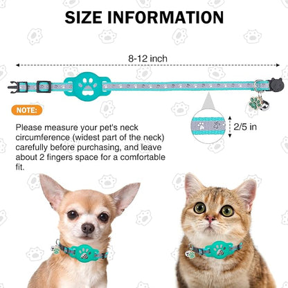 Airtag Cat Collar Breakaway, Reflective Kitten Collar - Image 6