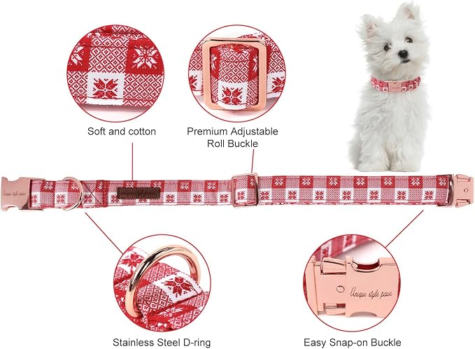 Unique style paws Dog Collar Metal Buckle Collar - Image 2