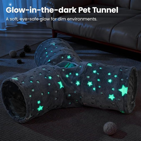 Tempcore 3-Way Collapsible Cat Tunnel Toy - Image 2