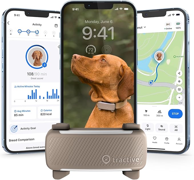 Tractive Smart Dog GPS Tracker | Live Pet Tracker by Tractive