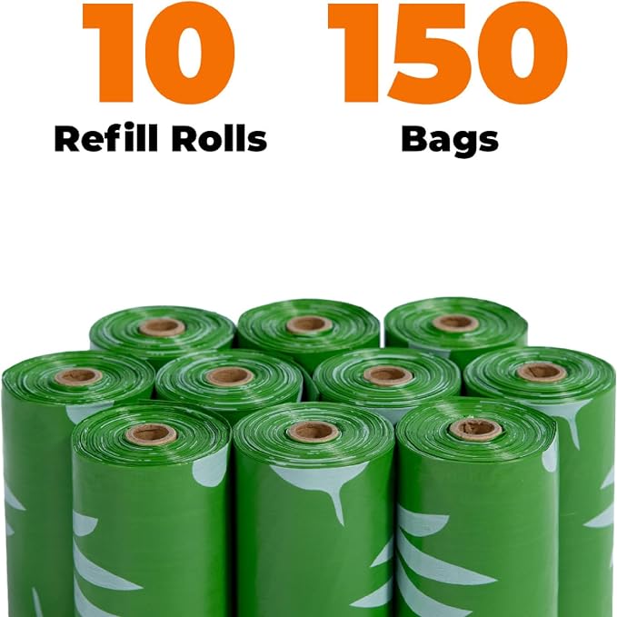 Best Pet Supplies Poop Bags for Dogs, 50% Post-Consumer Recycled Content dog - Image 7