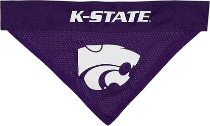 Pets First Collegiate Pet Accessories, Reversible Bandana, Kansas State - Image 2