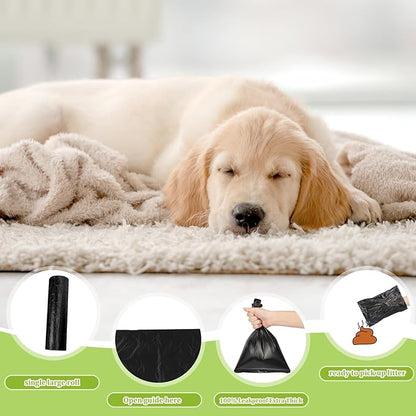 Sherr 6 Boxes Dog Poop Bags Bulk Leak Proof Dog Waste Bags Doggy Poop Bags Pet - Image 4