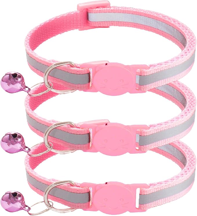 3 Pack Reflective and Breakaway Cat Collars by Unknown