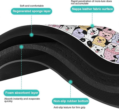 Pet Feeding Mat for Floors Waterproof Dog Mat for Food and Water Absorbent - Image 6