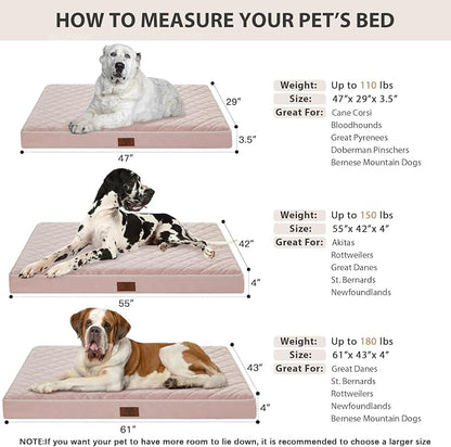 WNPETHOME Orthopedic Giant Dog Beds Large Sized Dog, Waterproof Extra Large - Image 5